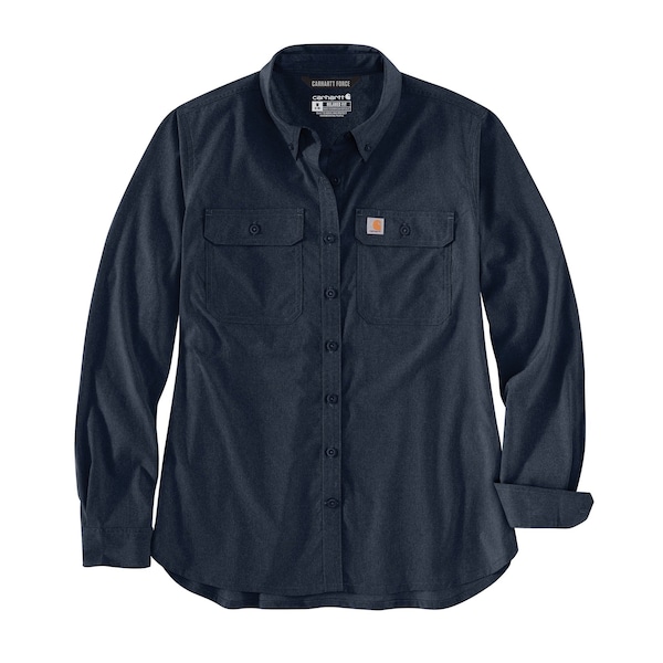 Carhartt Women's TW5291 W Force RlxdFit LW LS Shrt M REG Long Sleeve Relaxed Black TW5291-W / 105538-N04MREG - main